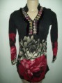 Vestido Curto rosas